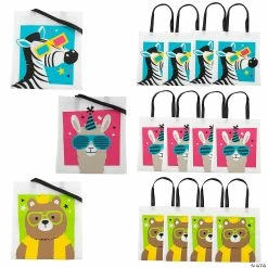 Top 10 ๐ 15" x 17" Large Party Animal Nonwoven Tote Bags - 12 Pc. ๐คฉ