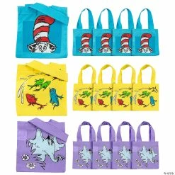 Best reviews of ✔️ 6" x 6" Mini Nonwoven Dr. Seuss™ Tote Bags - 12 Pc. 🔥