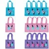 Best Pirce 🧨 6" x 6" Mini Spa Party Nonwoven Tote Bags - 12 Pc. 😍