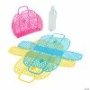 Best reviews of 🤩 9 3/4" x 4 1/4" x 8 1/2" Medium Jelly Beach Plastic Tote Bags - 6 Pc. 🎁