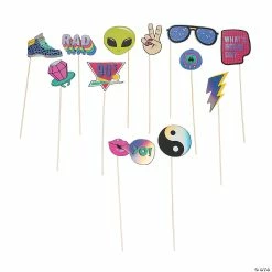 Top 10 ๐ 90s Photo Stick Props- 12 Pc. ๐
