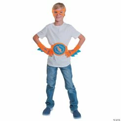 Best Pirce 🛒 Blue & Orange Superhero Accessories - 4 Pc. ✨
