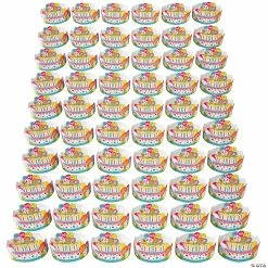 Buy ❤️ Bulk 🎂 Birthday Crowns - 60 Pc. 🔔