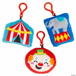 Deals ๐งจ Carnival Plush ๐ Backpack Clip Keychains - 12 Pc. ๐