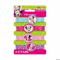 Best deal 🤩 Disney's Minnie Mouse Rubber Bracelets - 4 Pc. 🔥