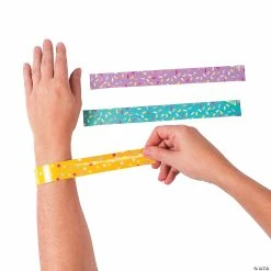 Hot Sale 🎁 Donut Sprinkles Slap Bracelets - 12 Pc. 🌟