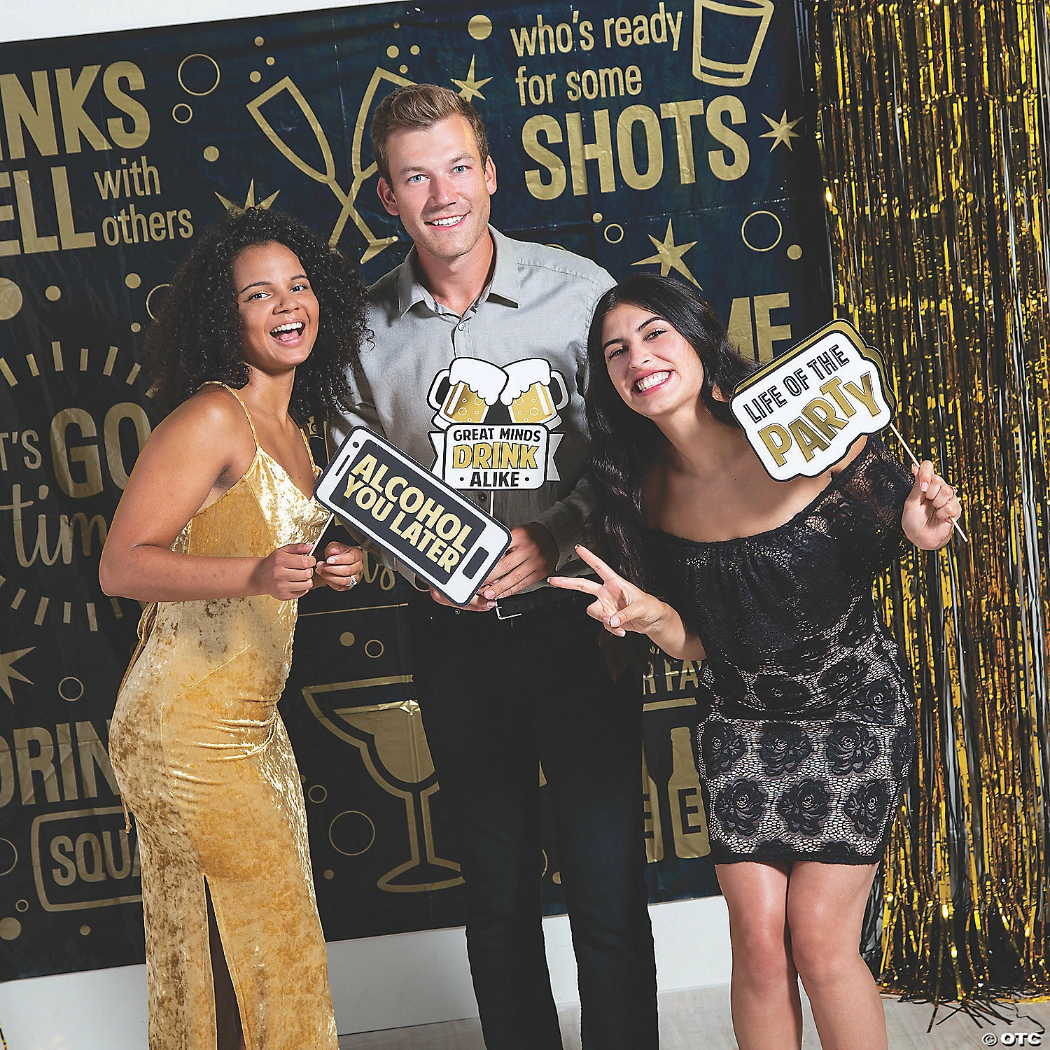 Buy ๐ Drinking Party Photo Stick Props- 12 Pc. ๐ฏ - Image 3