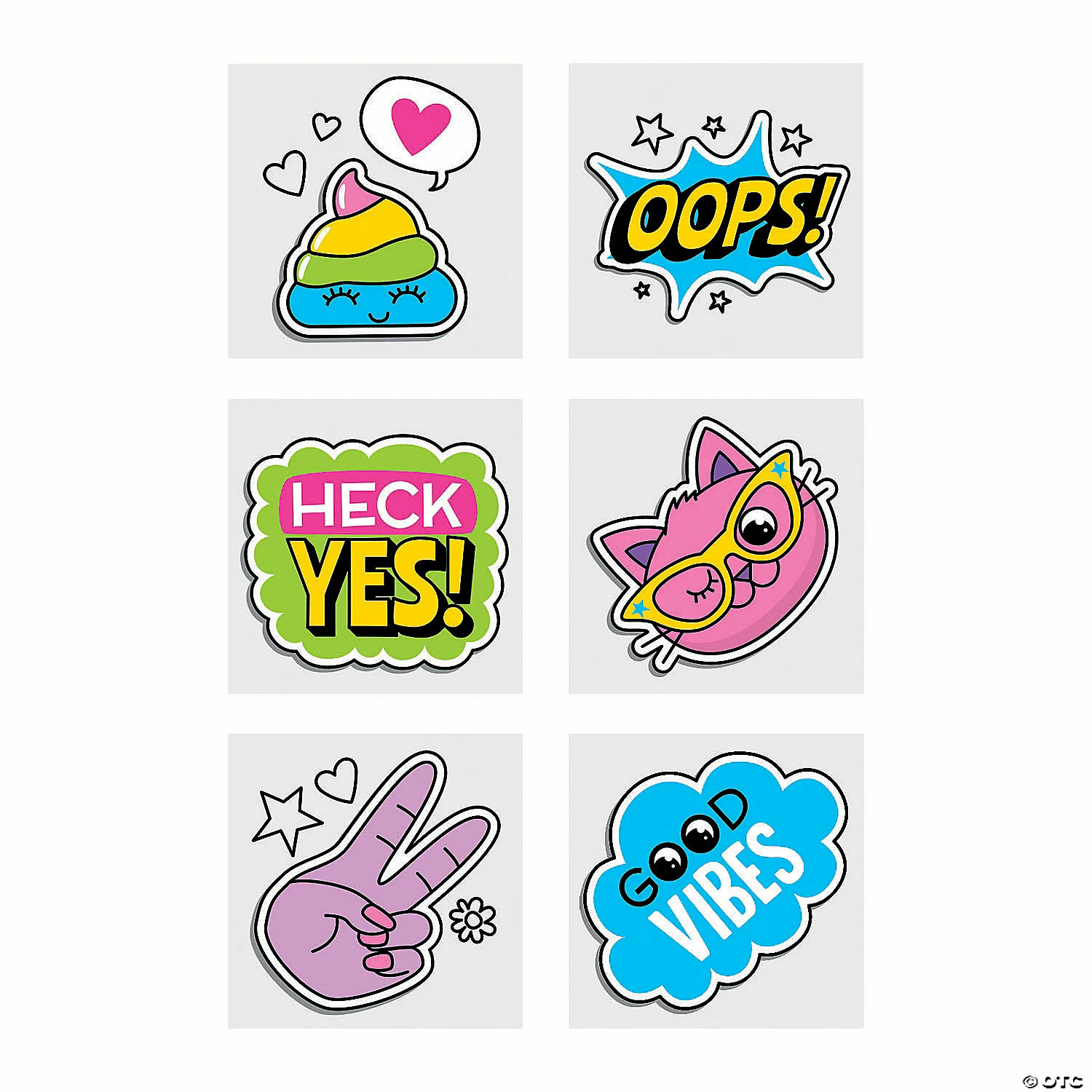 Budget β¨ Girl Squad Party Temporary Tattoos - 72 Pc. π€©