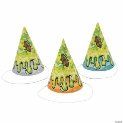 Outlet π Gross Slime Cone Party Hats - 12 Pc. π
