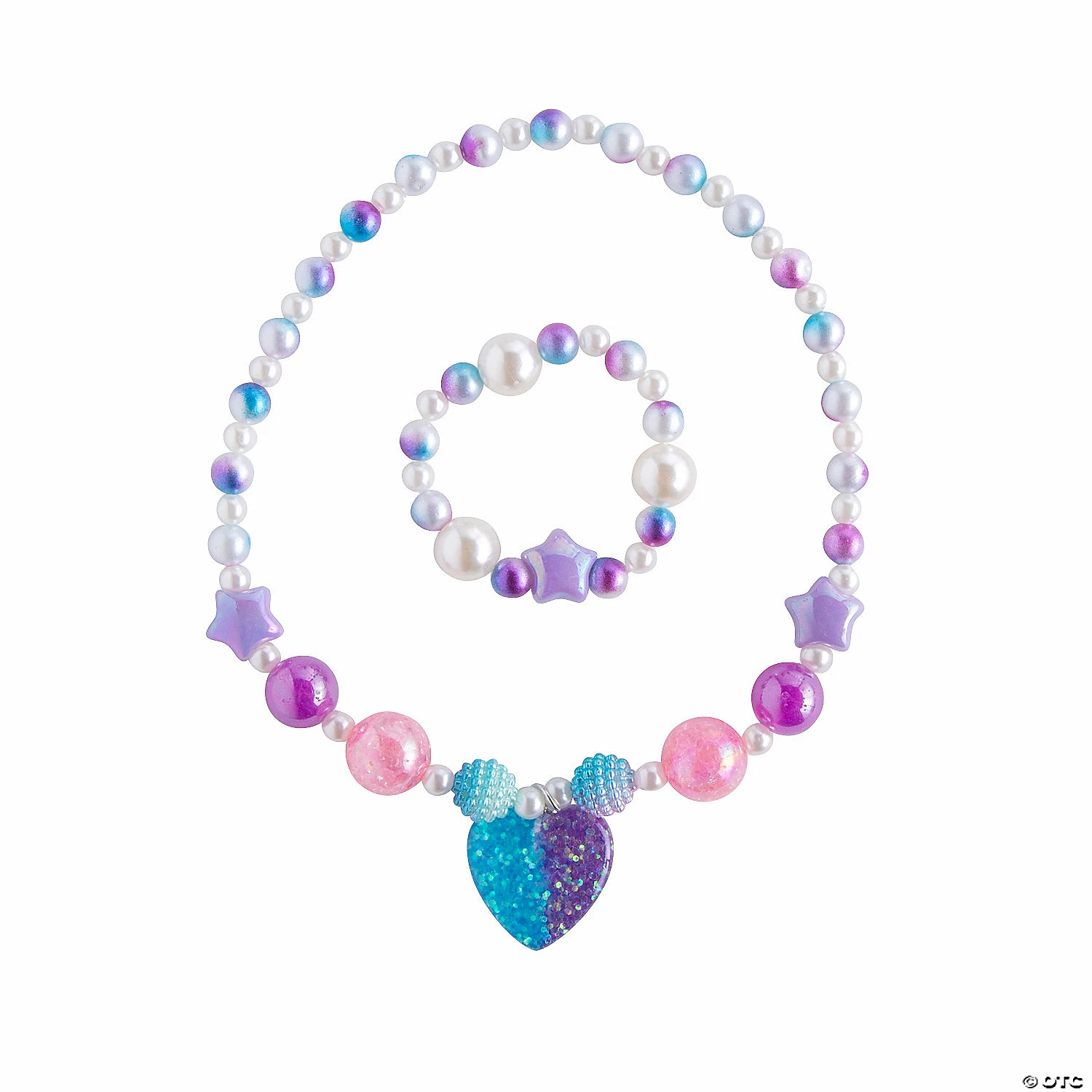 Hot Sale ๐ Heart Beaded Necklace & Bracelet Sets - 24 Pc. ๐