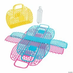 Best Pirce 𧨠Large Jelly Plastic Beach Totes - 6 Pc. π