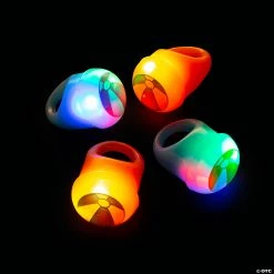 Top 10 β Light-Up Beach Ball Rings - 12 Pc. π―