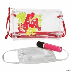 New π Luau Clear Crossbody Mask Storage Case π