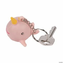 Budget โจ Narwhal Water Spout Squeeze Keychains - 12 Pc. ๐คฉ