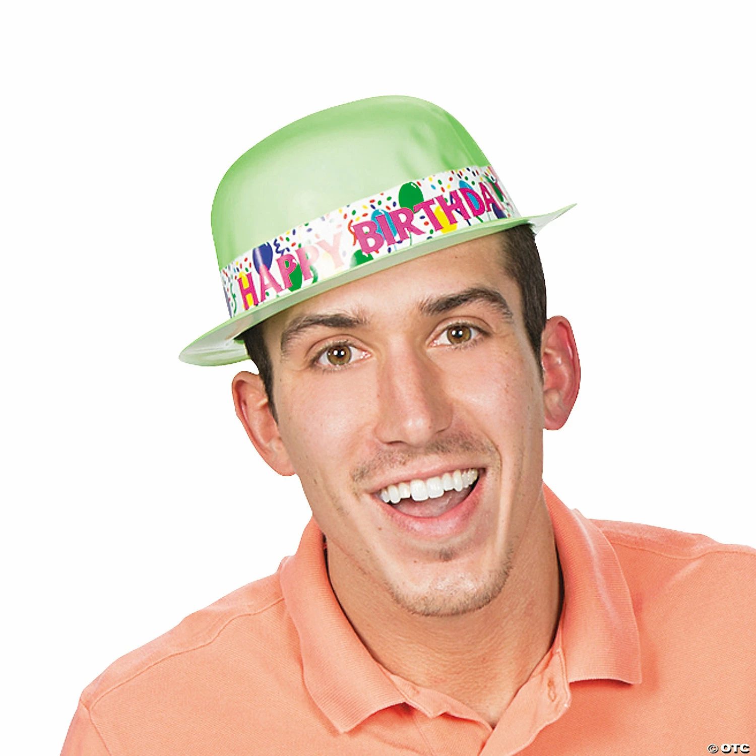Budget 🛒 Neon Happy 🥳 Birthday Derby Hats - 12 Pc. ⌛ - Image 2