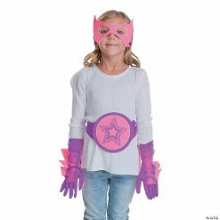Flash Sale 🥰 Pink & Purple Superhero Accessories - 4 Pc. ✔️