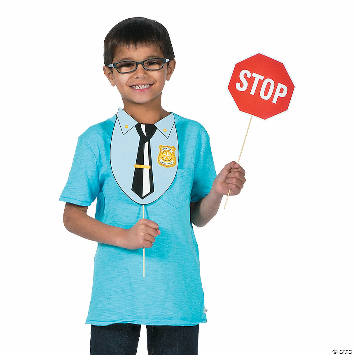 Buy ๐ Police Party Photo Stick Props- 12 Pc. ๐ - Image 2