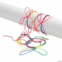 Outlet 🔔 Rainbow Rope Bracelets - 12 Pc. 👍