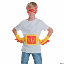 Wholesale 😀 Red & Yellow Superhero Accessories - 4 Pc. ✔️