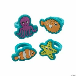 Budget ๐คฉ Sea Life Rings - 12 Pc. ๐