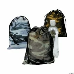 Cheapest 🔥 Small Camouflage Drawstring Bags - 12 Pc. 😍