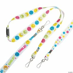 Best deal ✨ Smile Face Breakaway Lanyards - 12 Pc. 👍