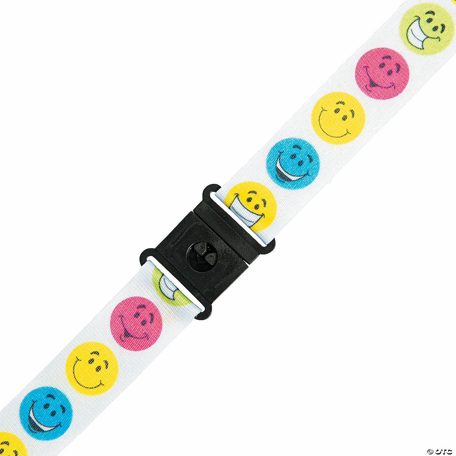 Best deal โจ Smile Face Breakaway Lanyards - 12 Pc. ๐ - Image 3