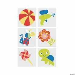 Promo 🔥 Snappy Spring Temporary Tattoos - 72 Pc. 🎉