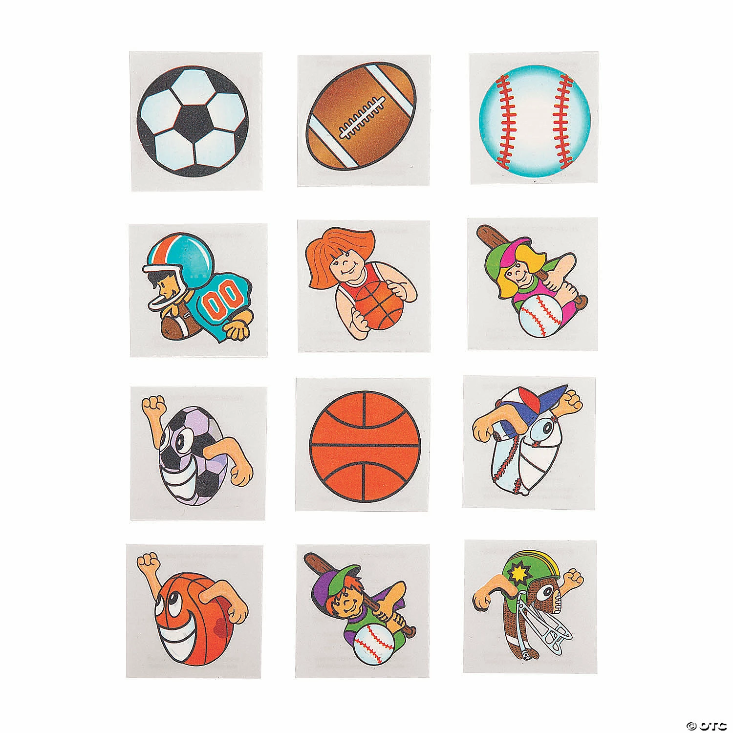 Coupon โ๏ธ Sports Temporary Tattoos - 72 Pc. ๐