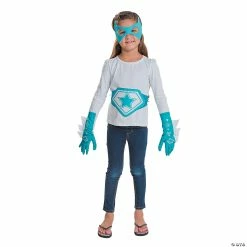 Best deal 😉 Teal & White Superhero Accessories - 4 Pc. 👍