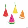 Wholesale 😀 Tutti Frutti Cone Party Hats - 12 Pc. ✨