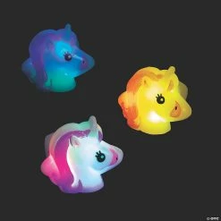 Outlet 🤩 Unicorn Light-Up Rings - 12 Pc. 😍